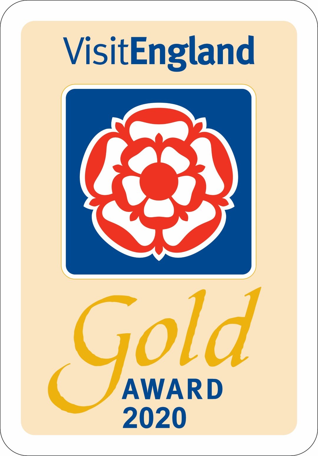 Visit England Gold Award 2020