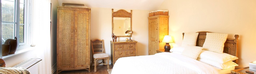 Master Bedroom at the Birds Nest Holiday apartment , Matlock Bath, Derbyshire